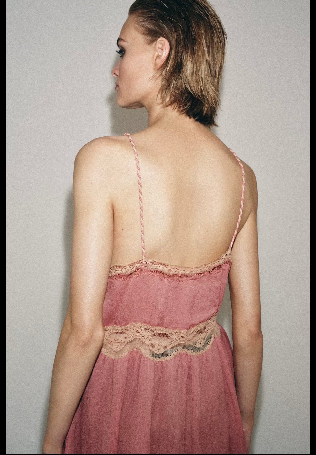 Zw Lace Trimmed Camisole Top