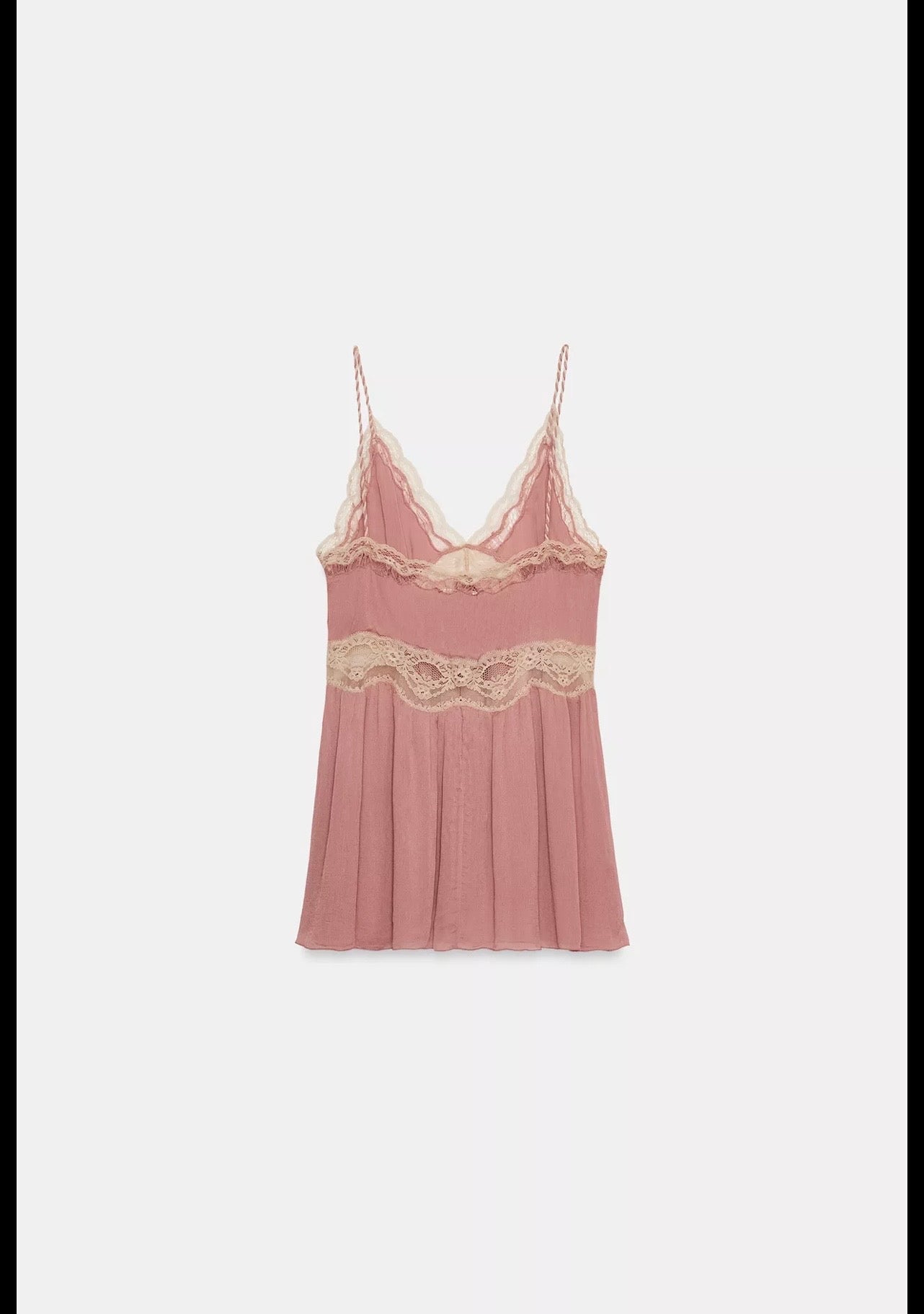 Zw Lace Trimmed Camisole Top