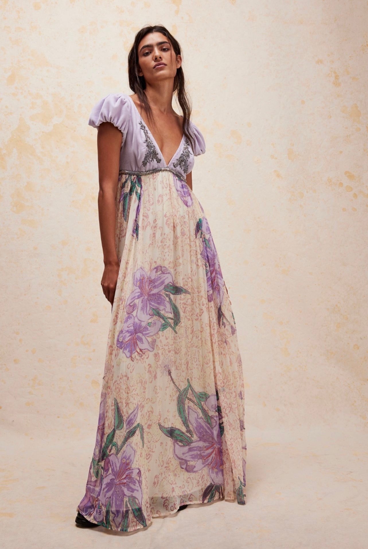 Fp Gabrielle İthal Elbise Lila