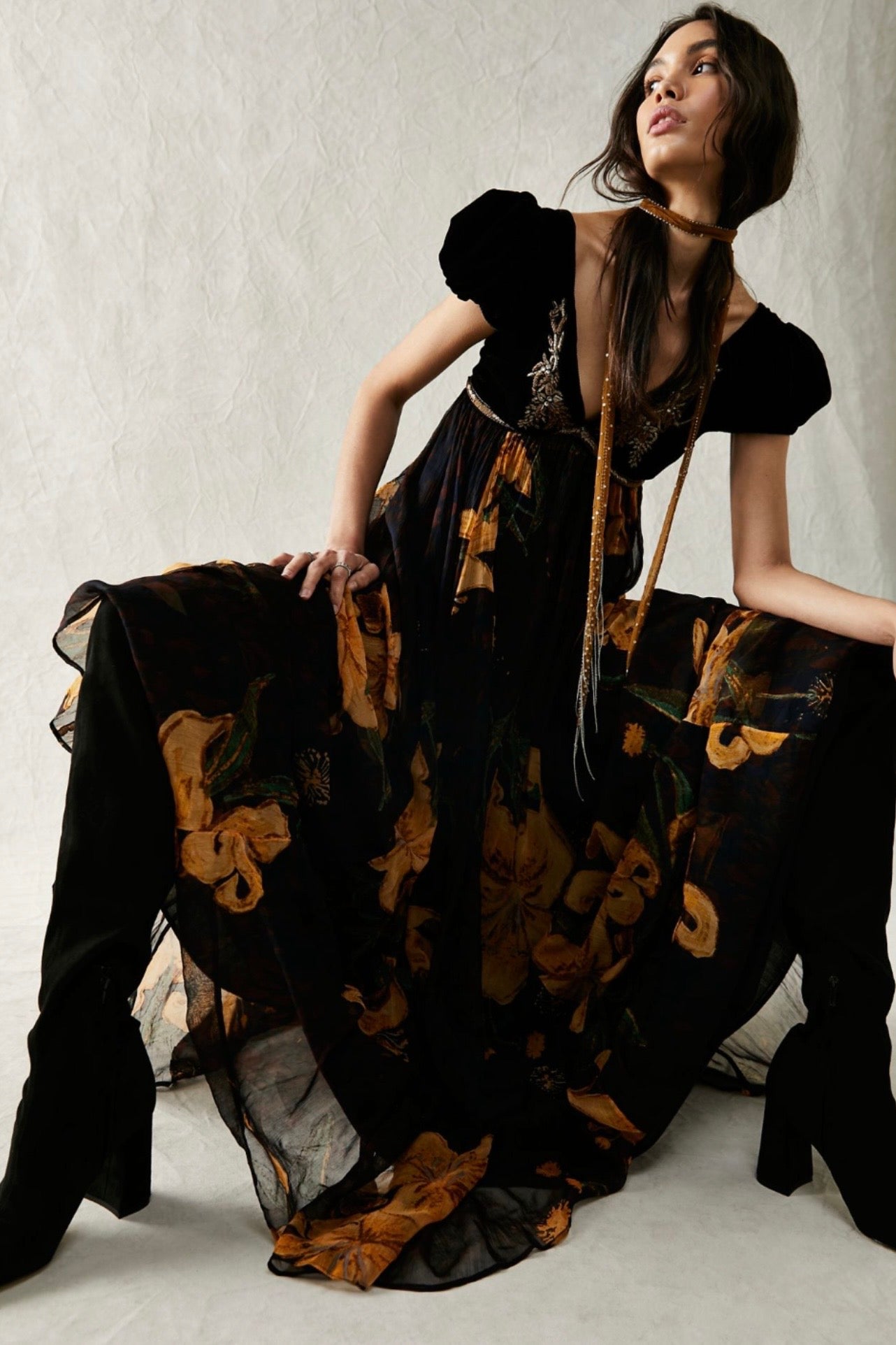 Fp Colette Maxi Dress Black
