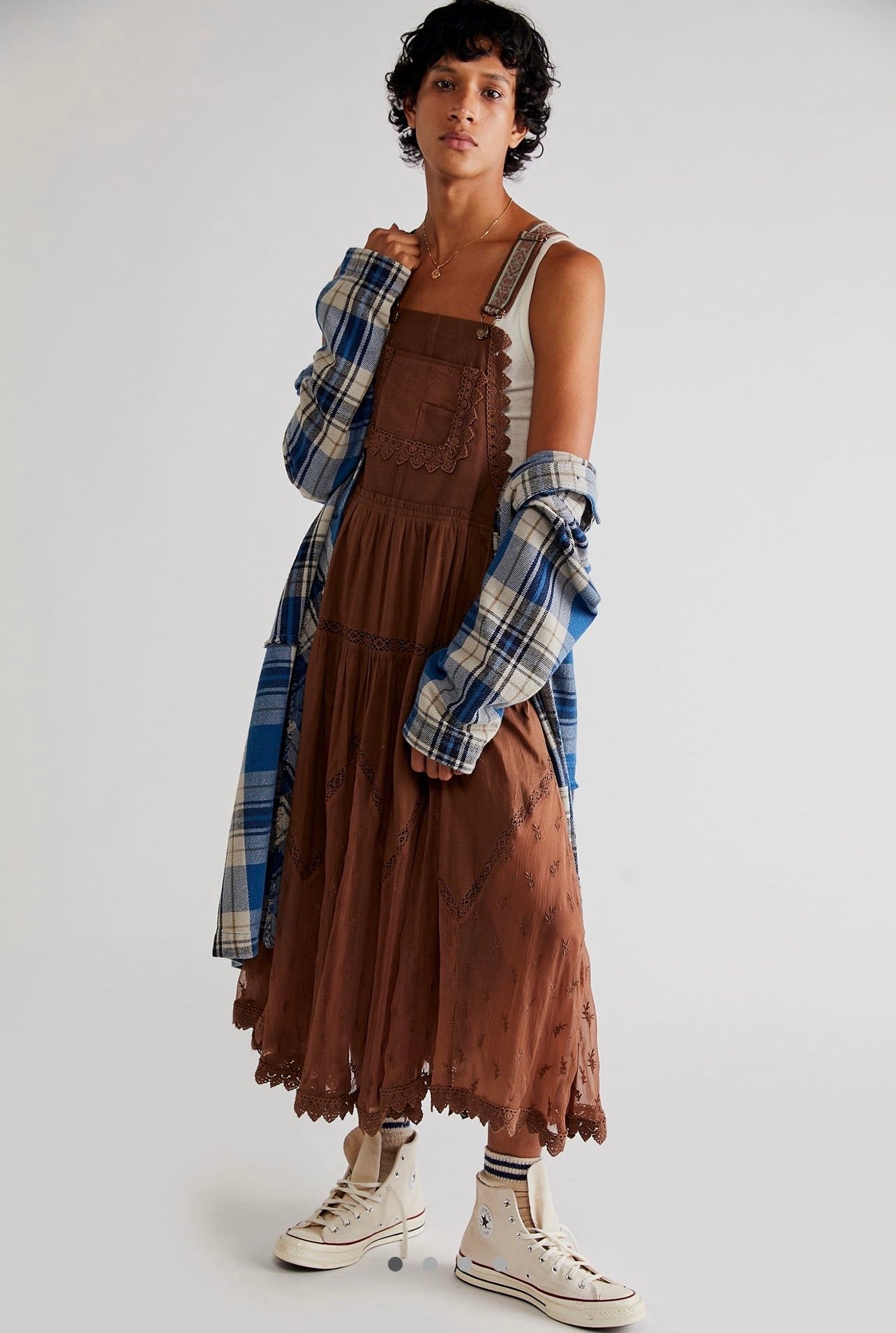 Fp Salopet Elbise Kahverengi