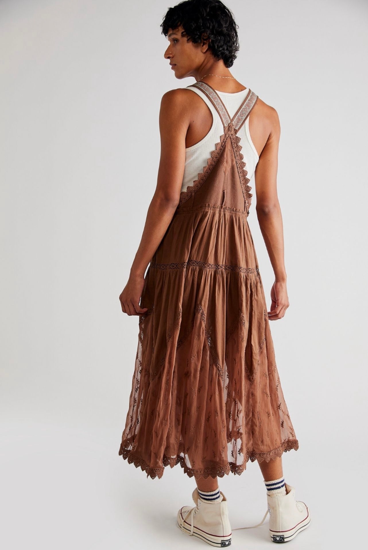 Fp Salopet Elbise Kahverengi