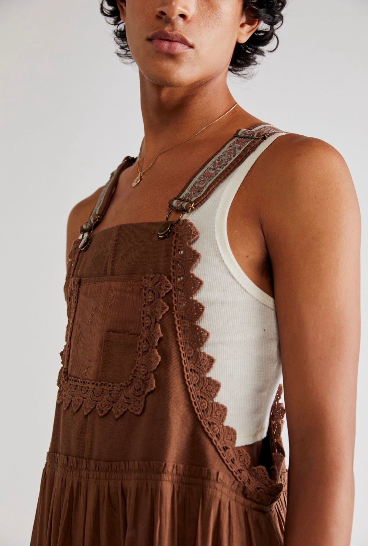 Fp Salopet Elbise Kahverengi