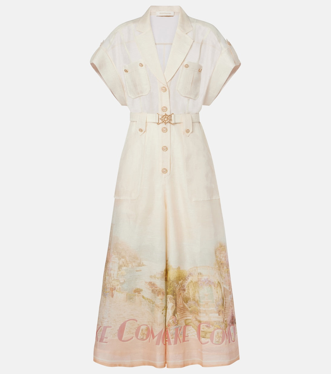 Como Linen And Silk Jumpsuit