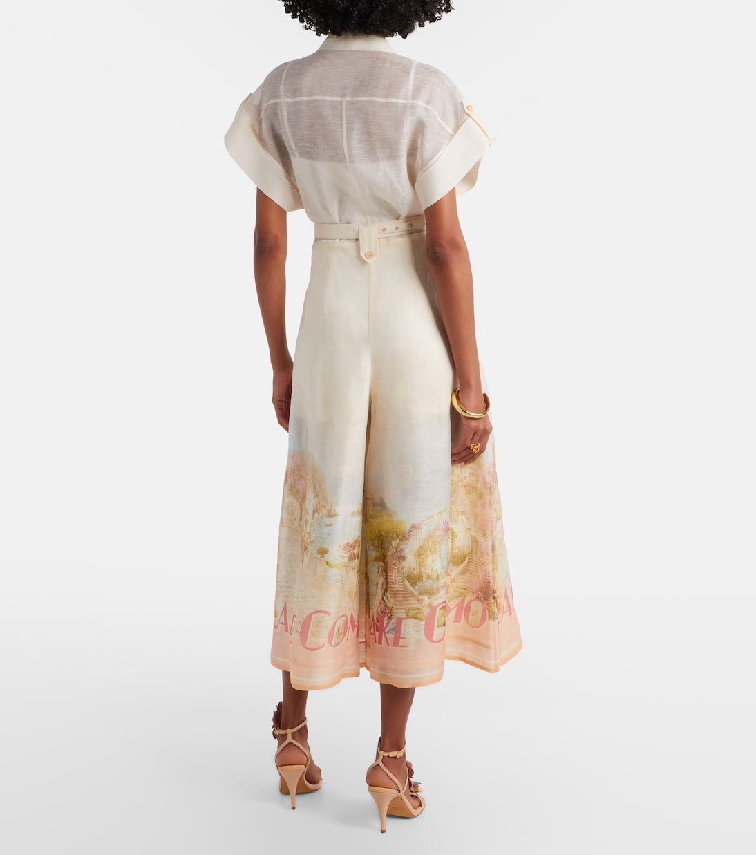 Como Linen And Silk Jumpsuit