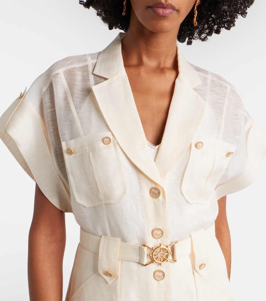 Como Linen And Silk Jumpsuit