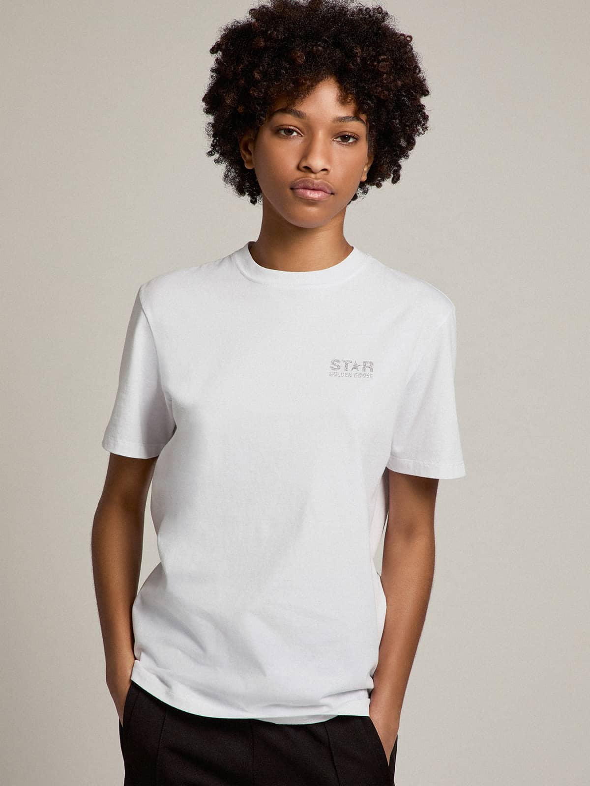 Gg GOOSE tshirt beyaz