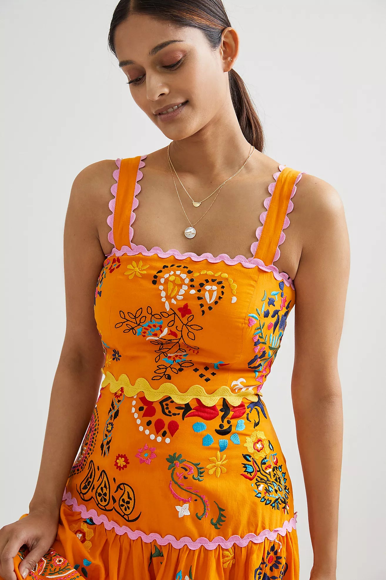 Maeve Sunset Midi Dress
