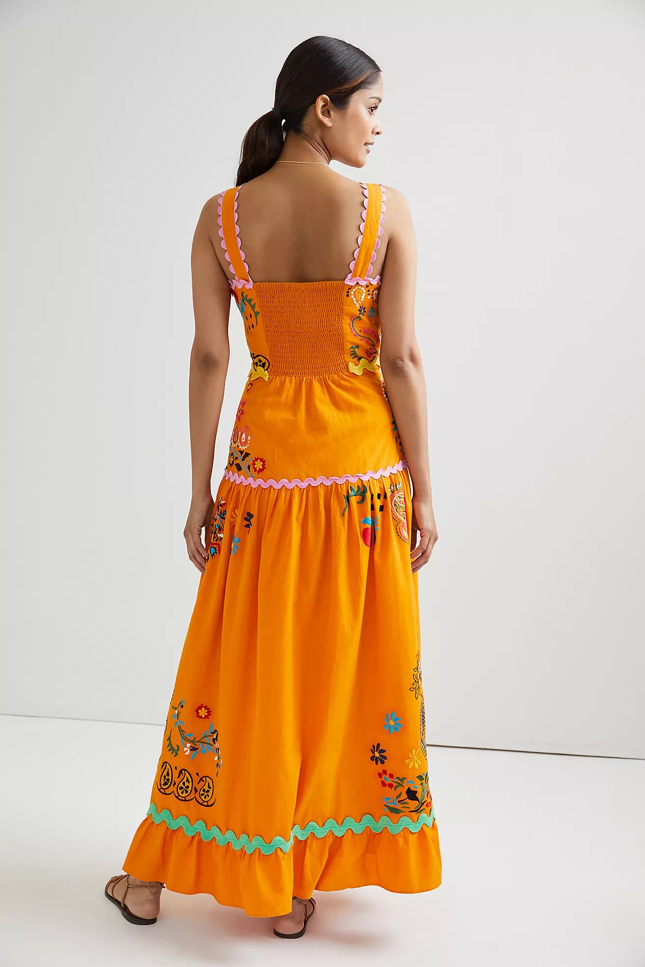 Maeve Sunset Midi Dress