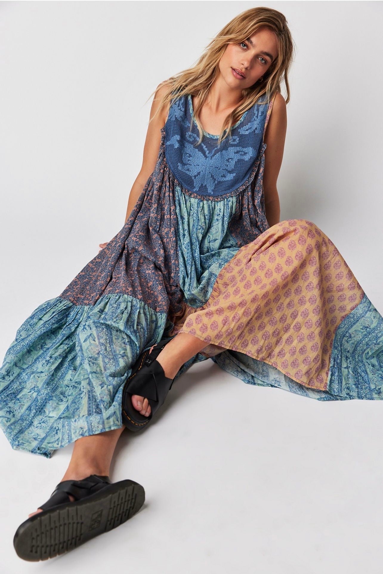 Fp Bohemian Patchwork Elbise