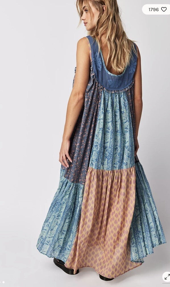 Fp Bohemian Patchwork Elbise