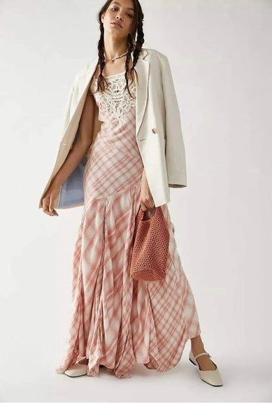 Fp Piper Plaid Maxi Dress