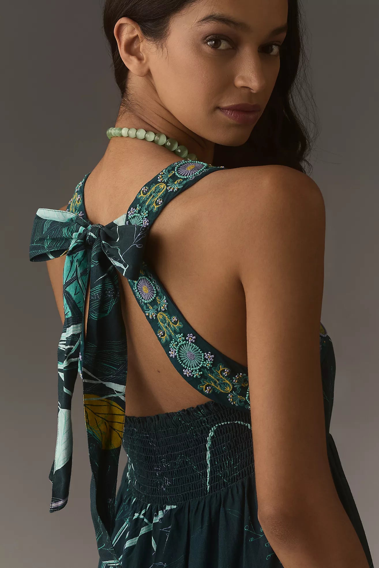 Floral Square Neck Maxi Dress