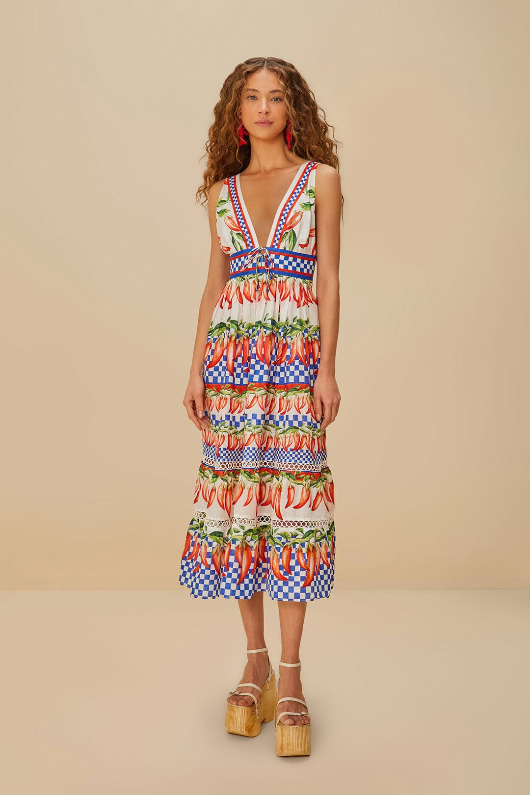 Farm Picnic Peppers Ainika Dress
