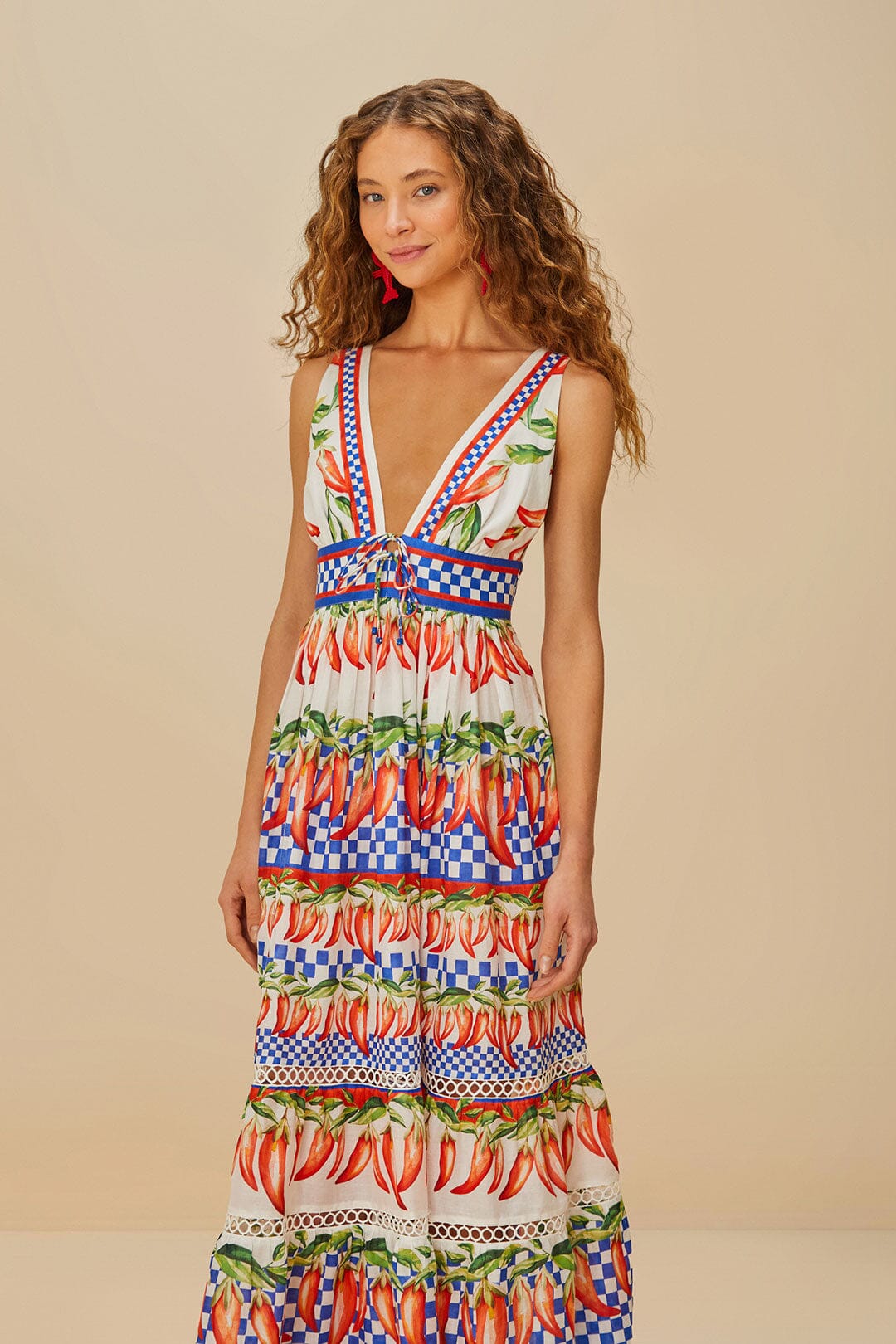 Farm Picnic Peppers Ainika Dress