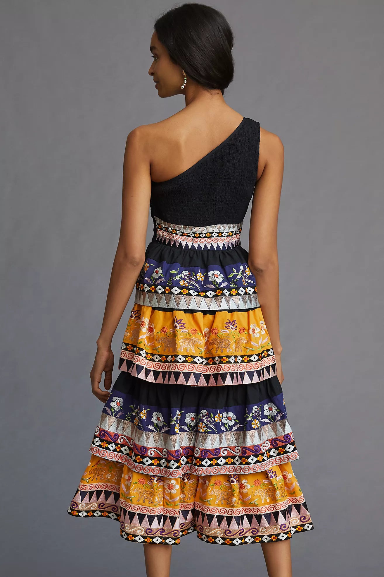 Anth One Shoulder Dress