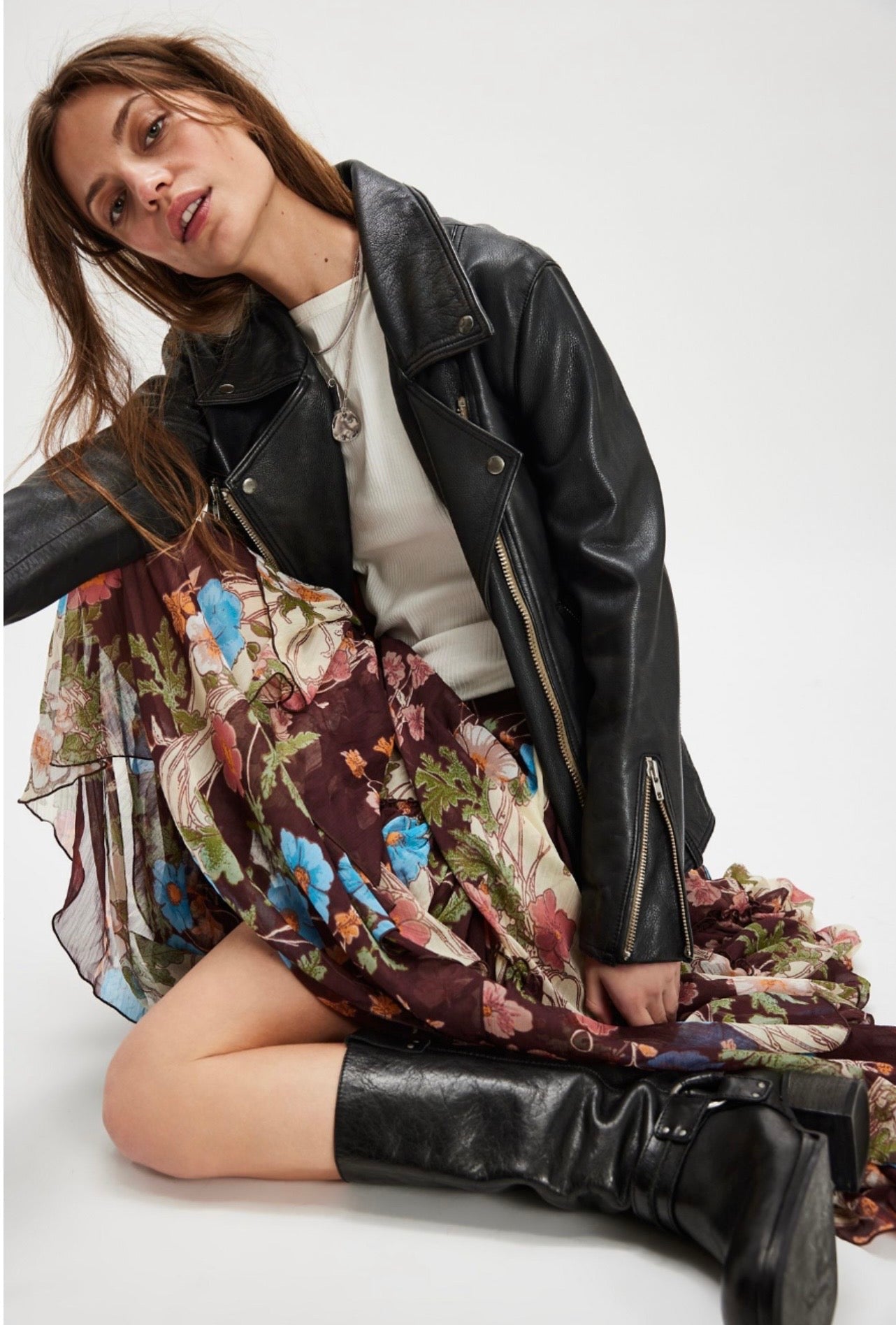 Palermo Villa Maxi Skirt Brown