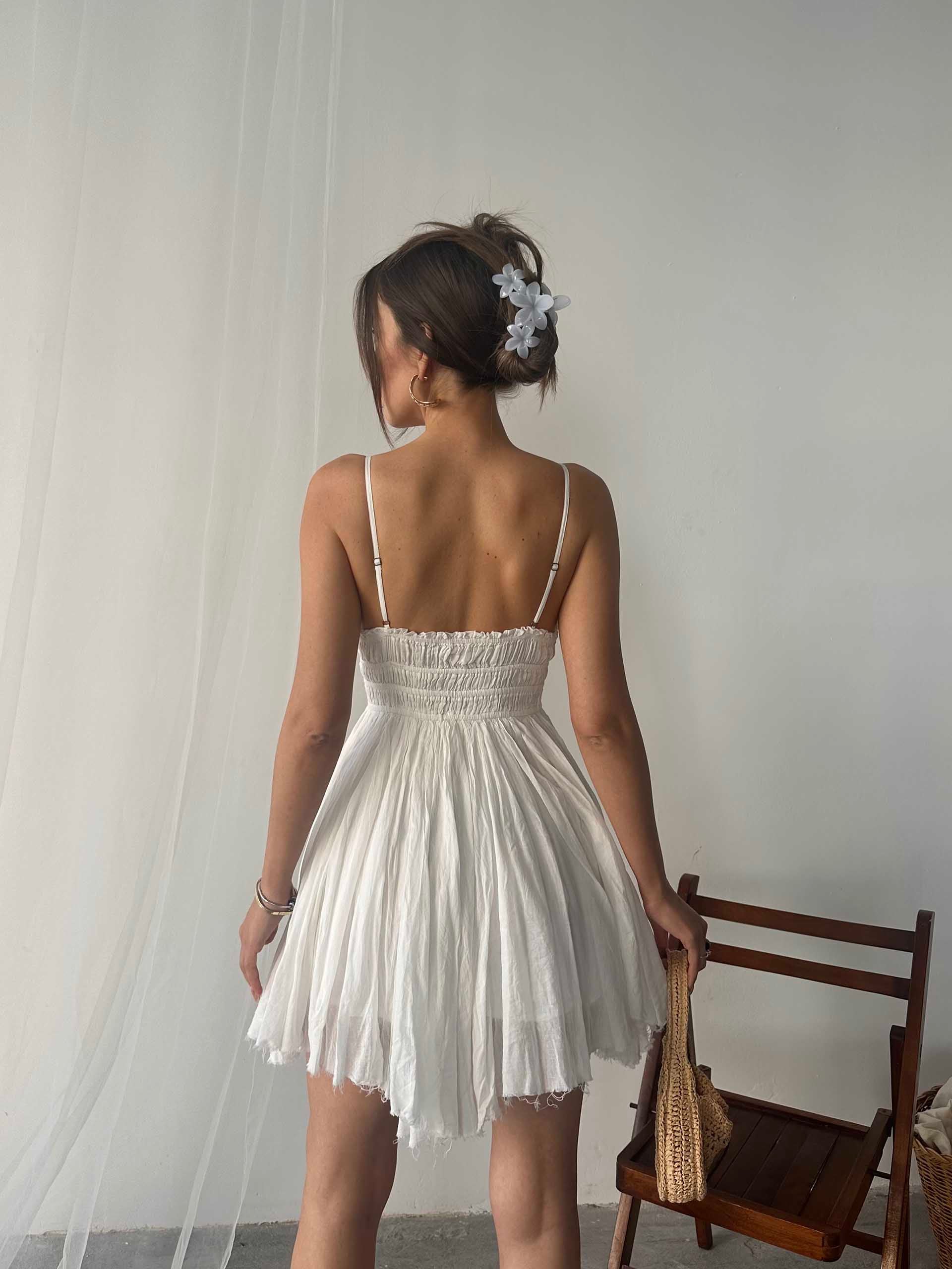 Mirja Freepeople Beyaz Elbise