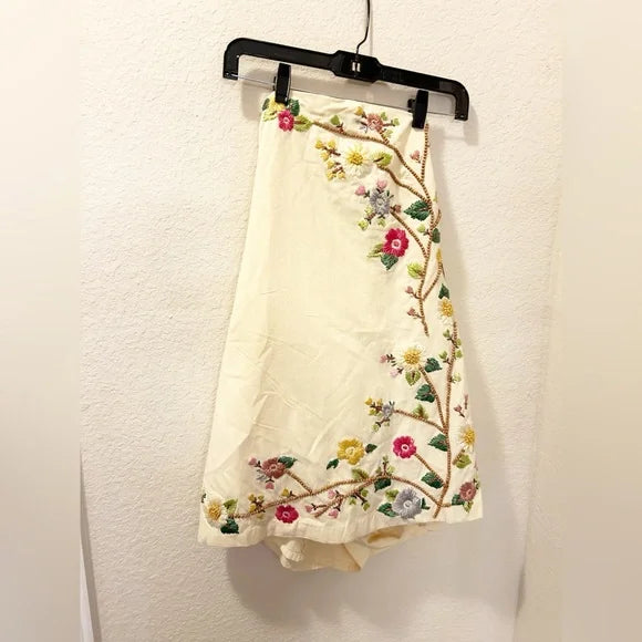 Fp Havana Nights Linen Mini Dress