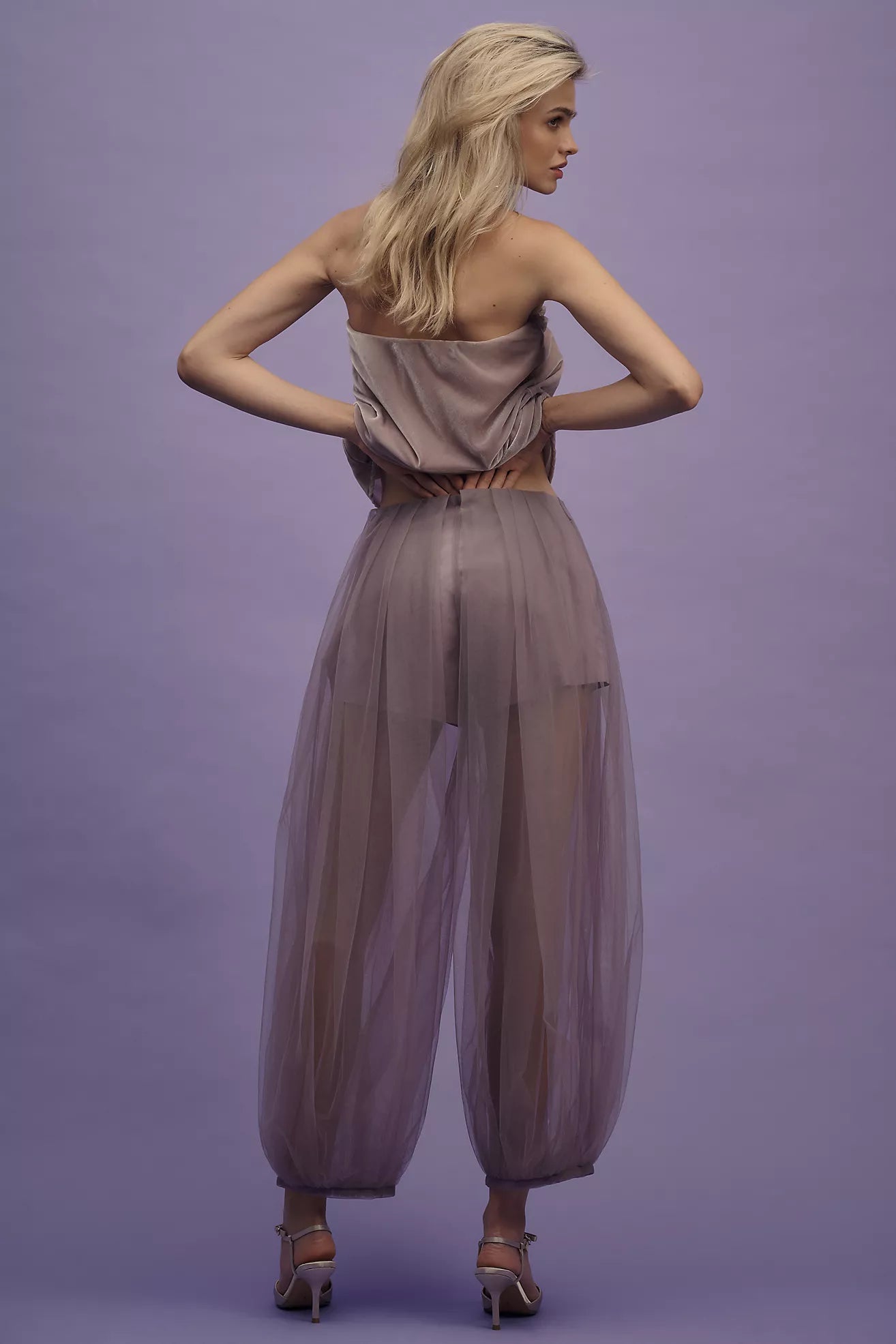 Anth Tulle Ballon Leg Pants