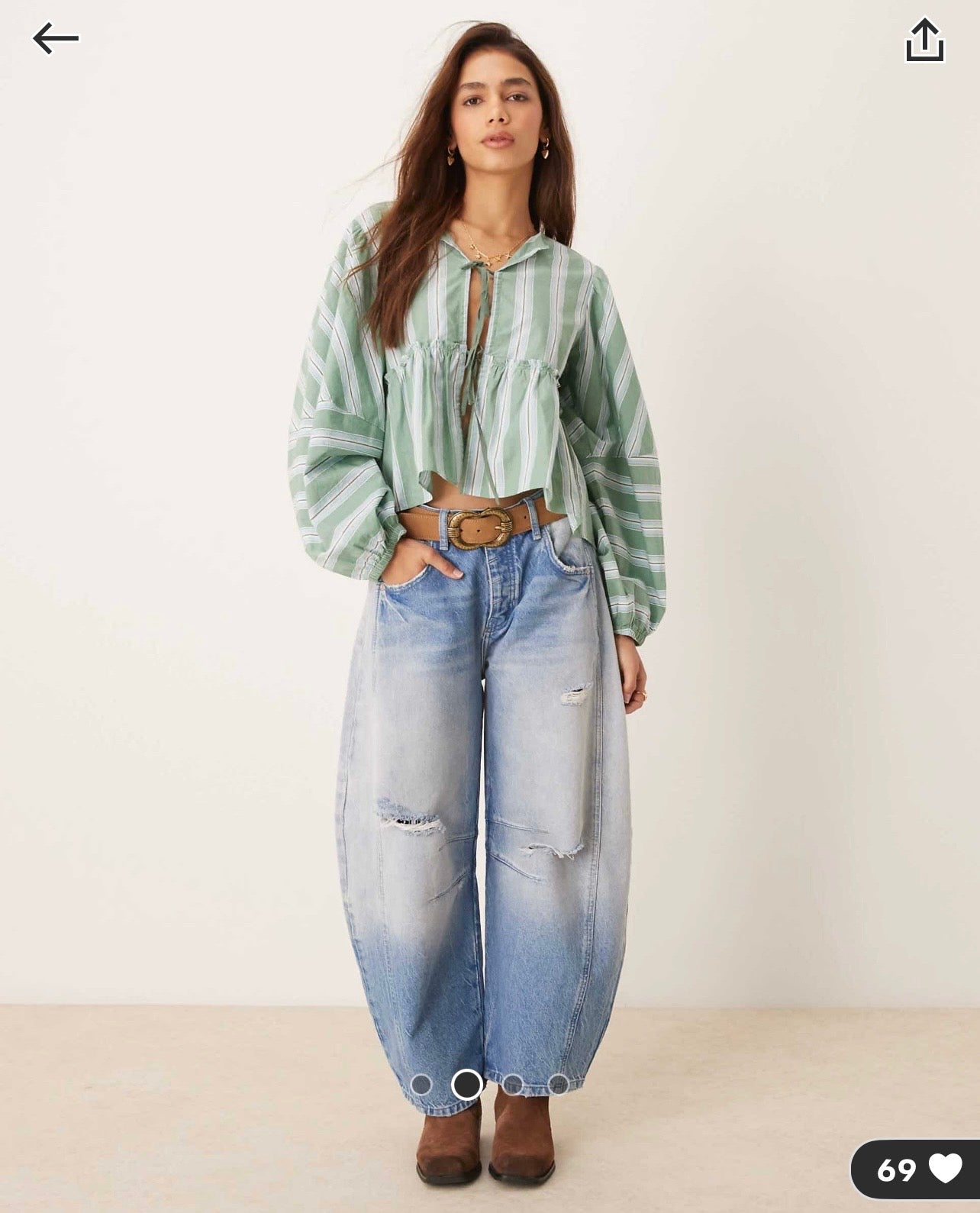 Brunch Babe Printed Blouse