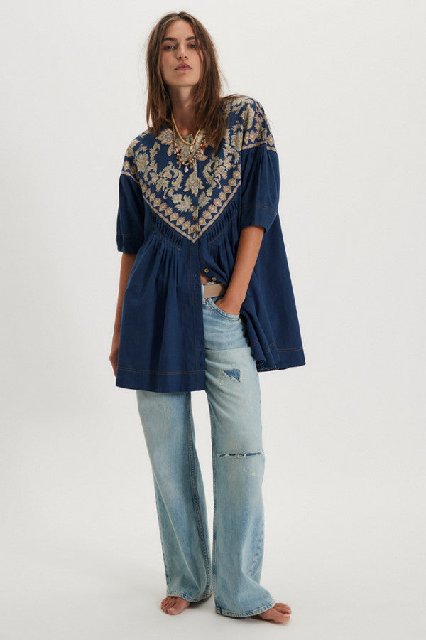 Fp Orson Mini Elbise Blue