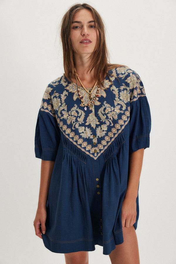 Fp Orson Mini Elbise Blue