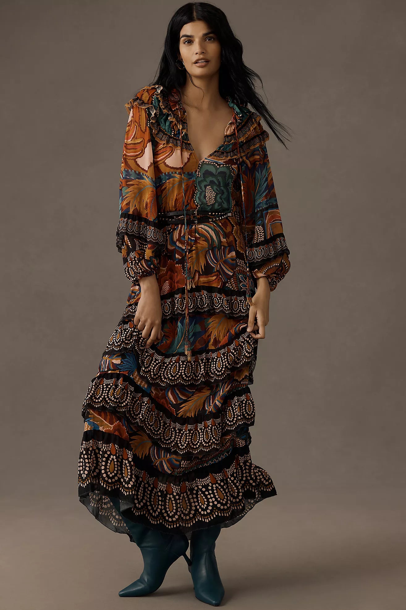 Farm Fall Mix Maxii Dress