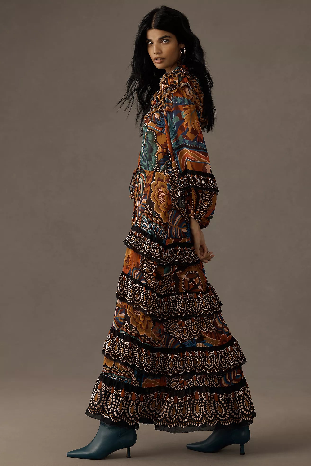Farm Fall Mix Maxii Dress