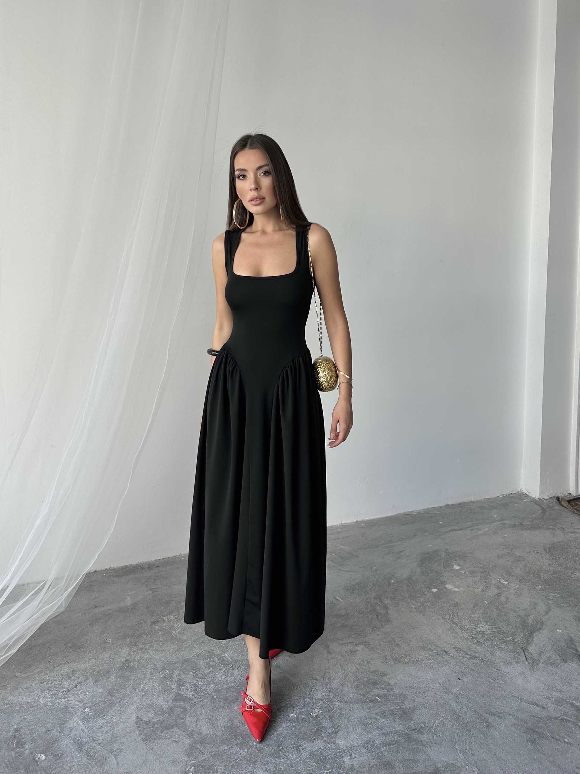 Alice Penye Elbise Siyah