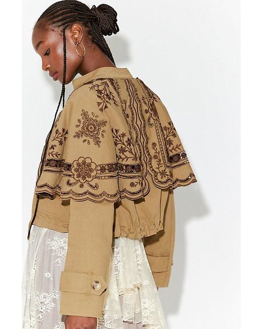 Hideaway Cutwork Cotton Jacket