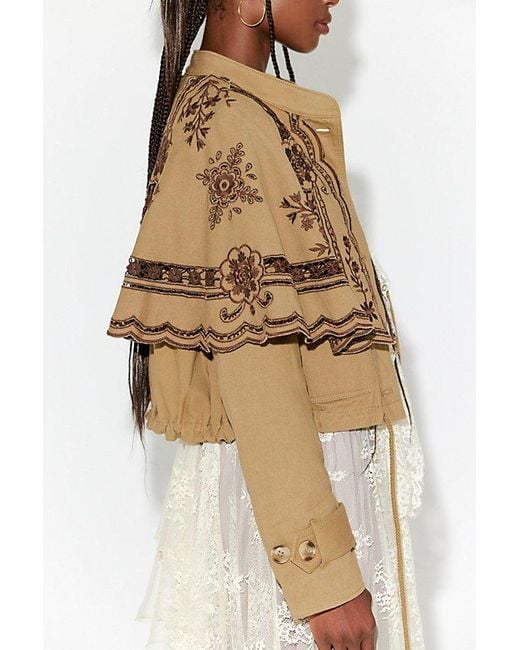Hideaway Cutwork Cotton Jacket