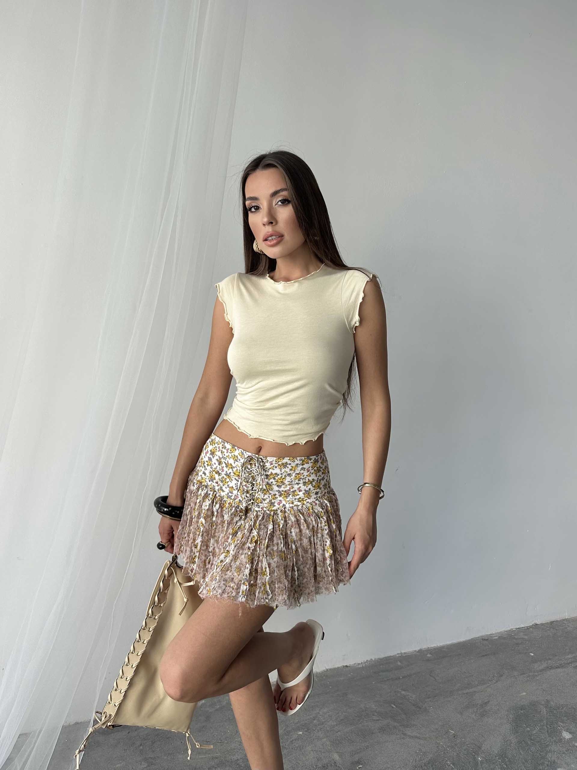 Penny Freepeople İthal Etek Bej