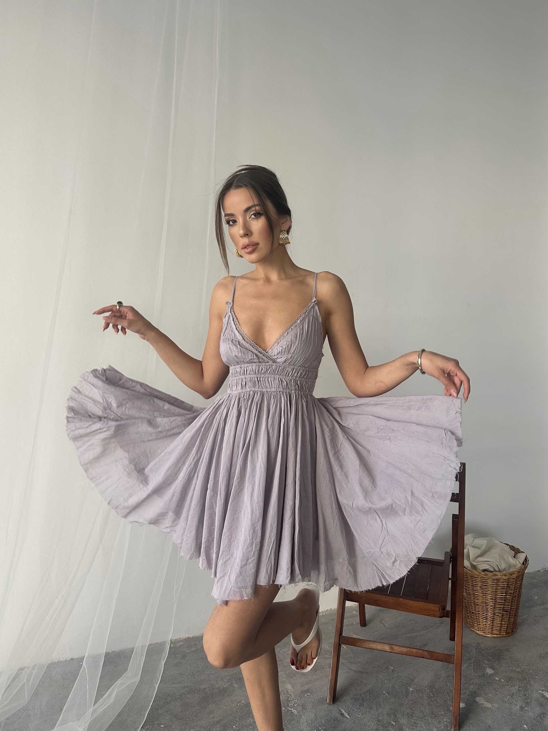 Mirja Freepeople Lila Elbise