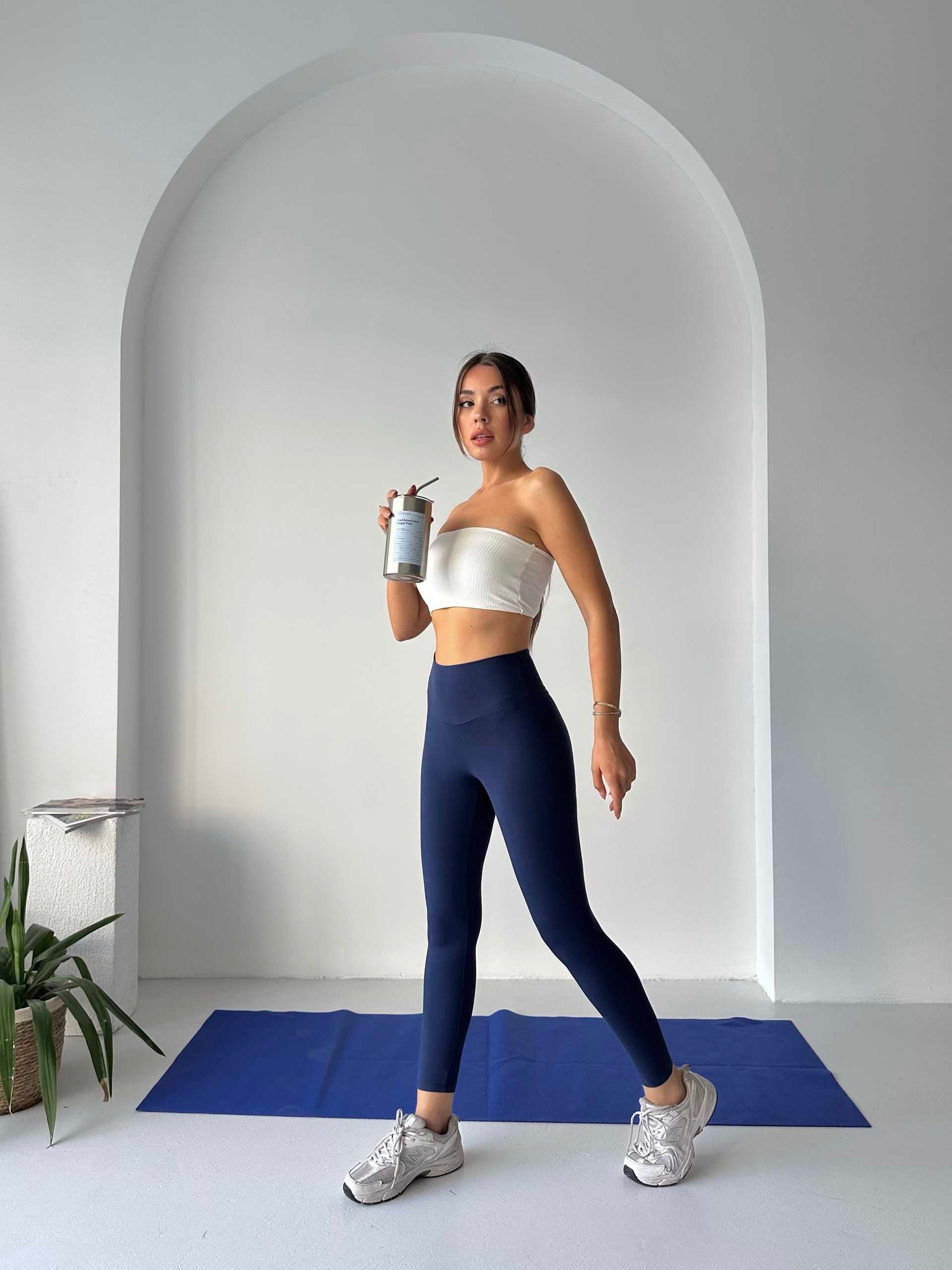 Lovise Oysho Sporcu Tayt Lacivert