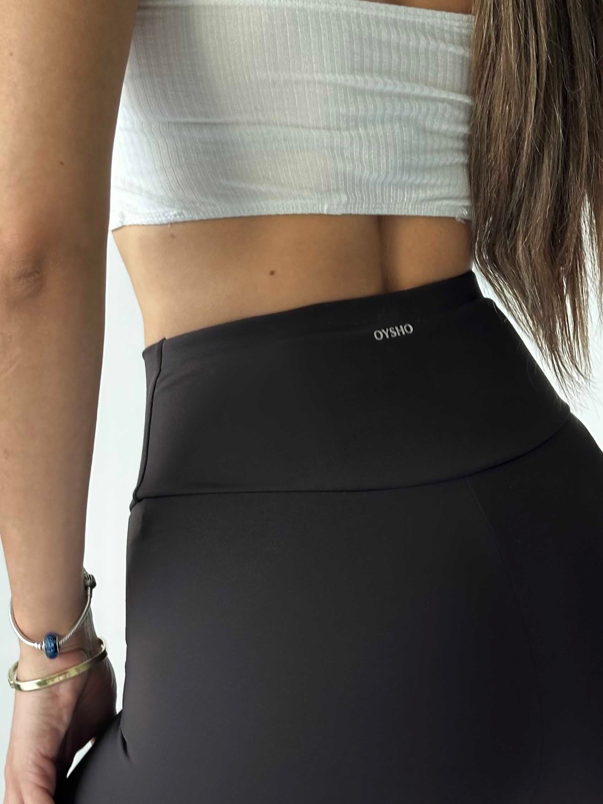 Lovise Oysho Sporcu Tayt Kahverengi