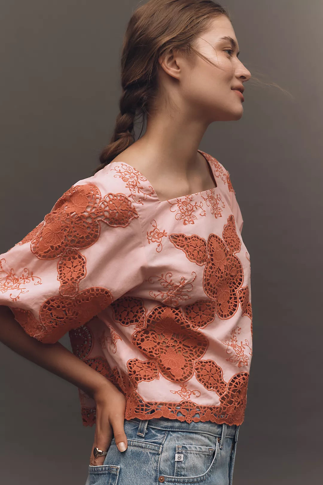 Cutwork Blouse