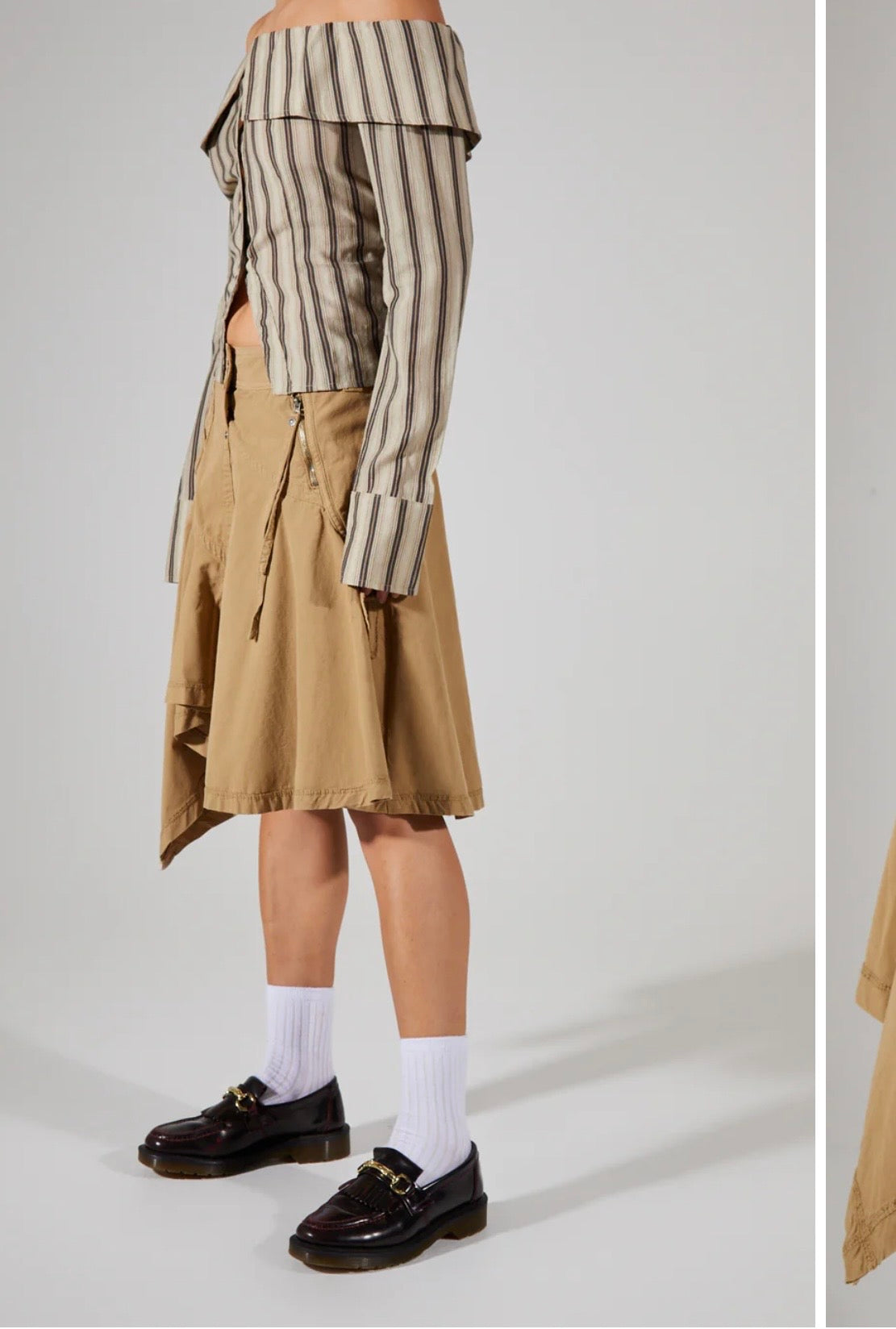 Jaded London Noa Cargo Midi Skirt