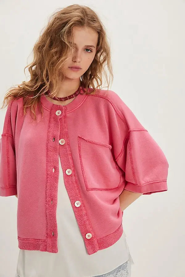 Mathilda Relaxed Fit Sweatshirt Pink