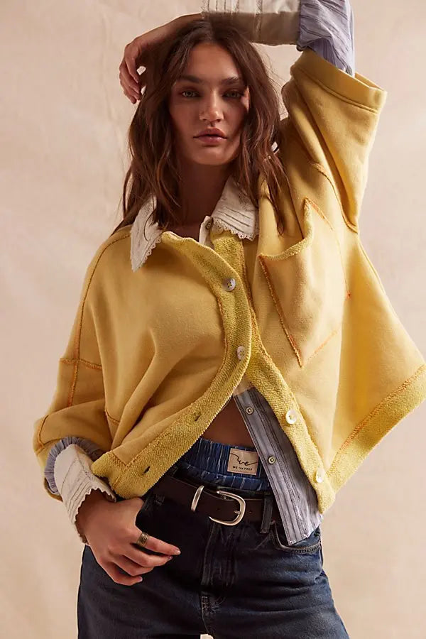 Matilda Relaxed Fit Sweatshirt Yellow