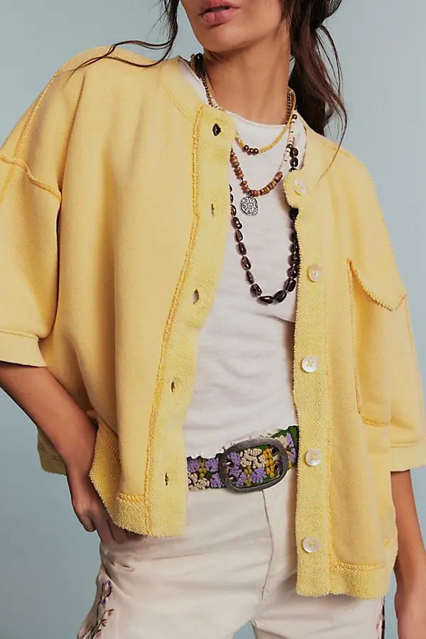 Matilda Relaxed Fit Sweatshirt Yellow