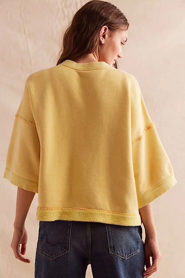 Matilda Relaxed Fit Sweatshirt Yellow