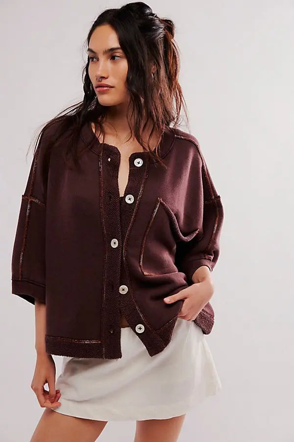 Matilda Relaxed Fit Sweatshirt Brown