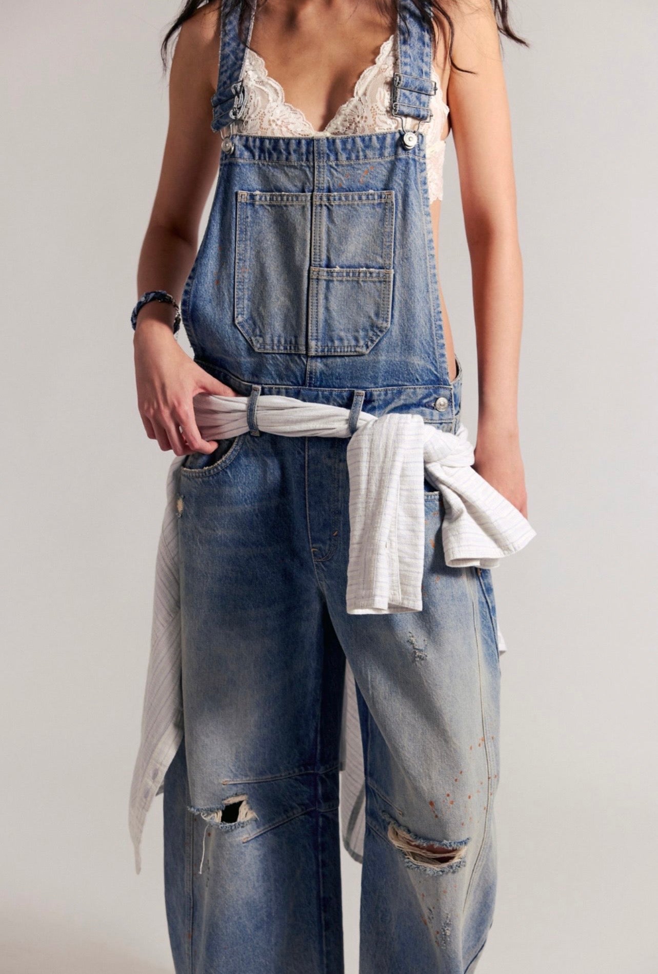 Fp Drifter Patched Overalls