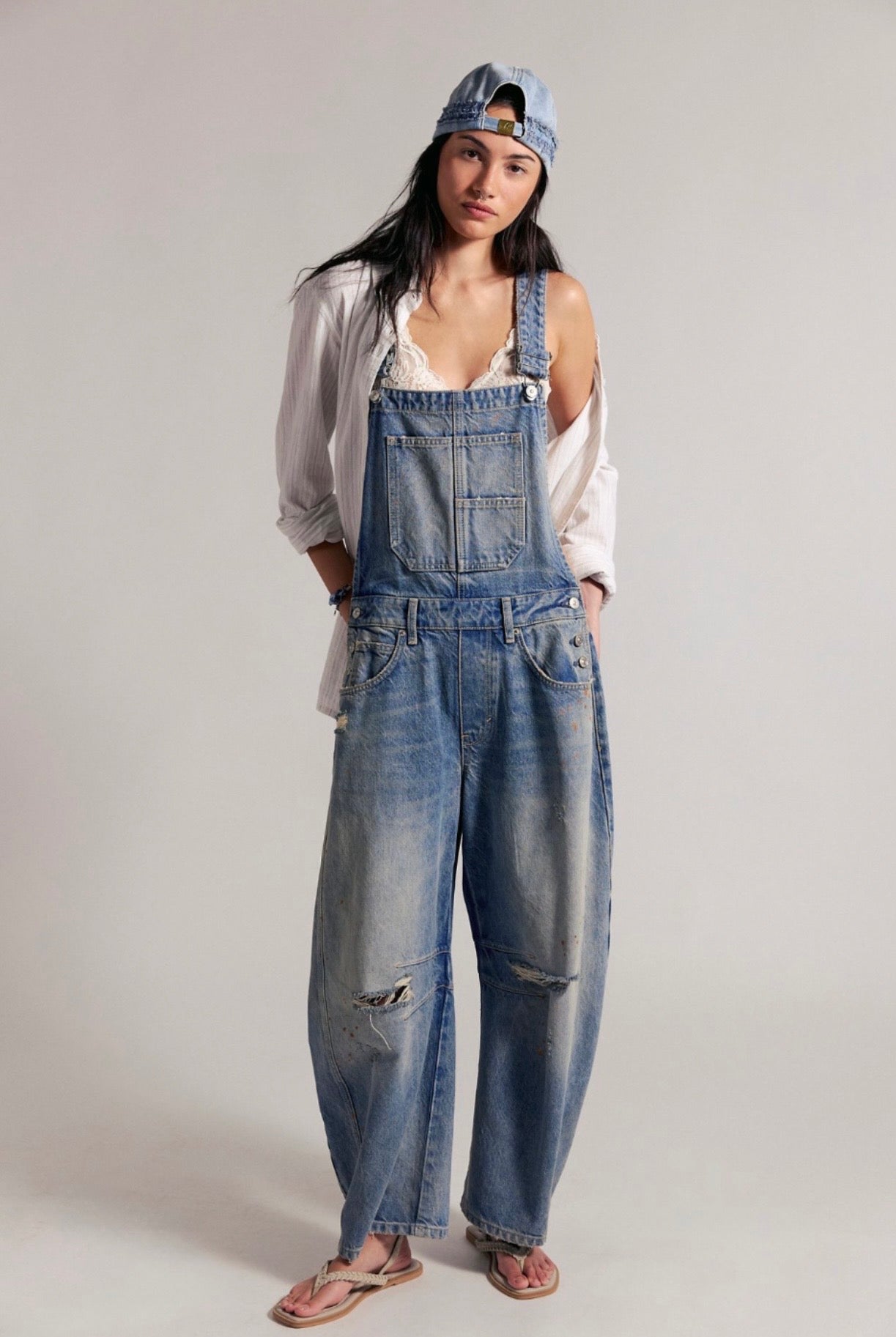 Fp Drifter Patched Overalls